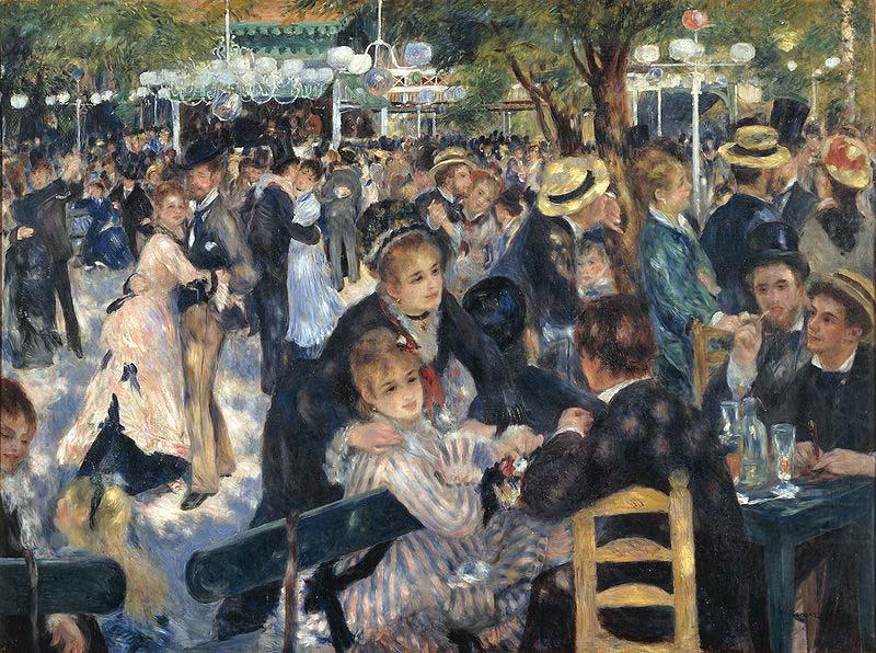 Pierre-Auguste Renoir Dance at Le Moulin de la Galette china oil painting image